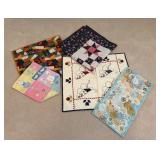 Quilted Fabric Pieces & Baby Blanket