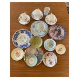Vtg Fine China Teacups & Plates