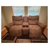 Reclining Sofa with Cup Holders72x33x40