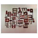 Vtg Mid-Century Modern Wall Art53×39
