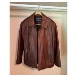 Dockers Brown Leather JacketLarge
