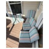 Striped Chair Cushions