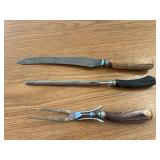 Vtg Putnam Celebrated Carvers Set