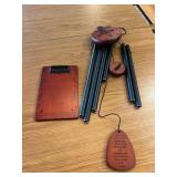 Red Wooden Wind Chime Set