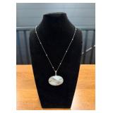 925 Silver Pendant Necklace15'