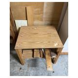 Wooden Workshop Table 27'x23'x22' with Scrap Wood