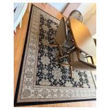 Bazaar Black/Beige Area Rug7.10×10