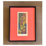 Framed Oil on Paper by Jimmy9.5×12.5
