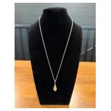 925 Silver Necklace w/Tree Pendant10'