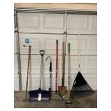 Garden Tools and Snow Shovel