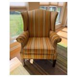 EAStriped Wingback Armchair28x27x42