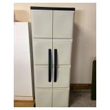 Plastic Storage Cabinet With Shelves 25'x18'x69.5'