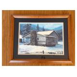 Framed Print of Walker's Cabin15.5×12.5