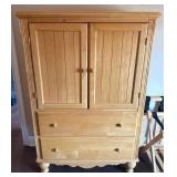 Wooden Armoire With Drawers
