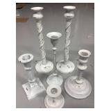 Painted Candle Holders