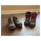 LL Bean and Hilfiger Boots Set