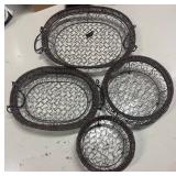 Metal and Rope Baskets