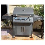 Outsunny Gas Grill with Side Burner