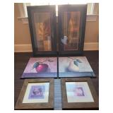 6 Framed Artworks