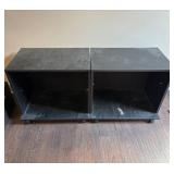 Black Wooden Storage Units