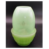 Fenton Jadeite Fairy Lamp