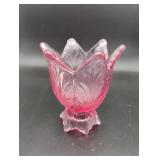 Fenton Blush Pink 2 Way Candle Holder