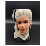 Rubens Pretty Girl Head Vase