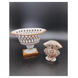 White and Gold Decorative Pieces