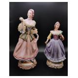 2 Norleans Lady Figurines
