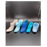 Collection of 5 Glass Shoes