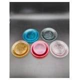 5 Kaleidoscope/Fenton Nursury Rhyme Saucers