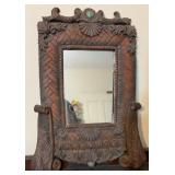 Ornate Standing Mirror w/Shell Motif