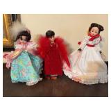 Madame Alexander Dolls Trio