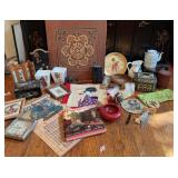 Asian Decorative Arts Collection w/ Textiles & Box