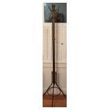 Metal Standing Coat Rack w/Hooks