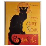 Chat Noir Art Print by Steinlen
