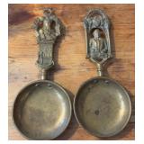 Brass Tea Caddy Spoons Dickens & Shakespeare