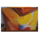 Abstract Painting on Canvas Painting