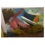 Abstract Painting on Canvas