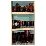 Vintage Ruby Red Glassware