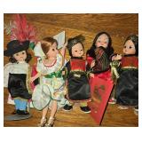 5pc Madame Alexander Dolls