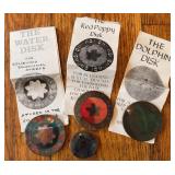 5 Decorative Healing Disks w/ Papers