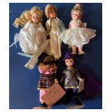 5pc Madame Alexander Dolls