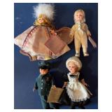 4pc Misc Madame Alexander Collectible Dolls