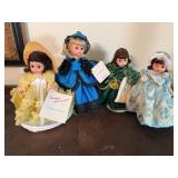 4pc Madame Alexander Dolls