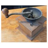 Manual Cast Iron & Wood Coffee Grinder