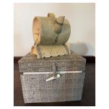 Chinese Yixing Clay Bamboo Teapot w/ Stand