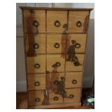Asian Motif Chest w/ Drawers