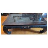 Asian-Style Coffee Table w/Tile Top & Ming Legs