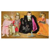 4pc Assorted Madame Alexander Dolls
